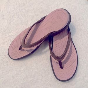 Crocs flip flops